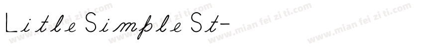Litle Simple St字体转换